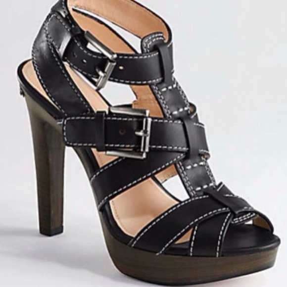 Coach Shoes - COACH Stefanie Vachetta Platform Women's Sandals 8